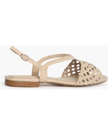 Sandalias CORINA  de Mujer SANDALIA PLANA PARA MUJER M4431 COLOR  NATURAL