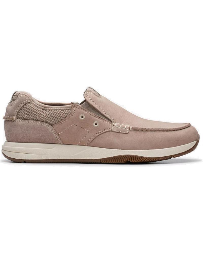 Mocasines De Hombre CLARKS MOCASINES HOMBRE MODELO SAILVIEW STEP COLOR MARRON CLARO LGH LGHTGRY