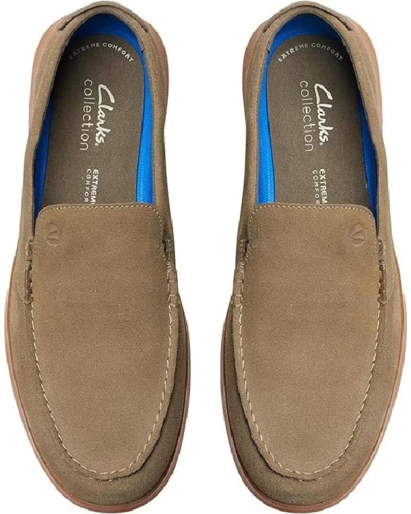 Clarks Collection Mens Flexway Step Olive Suede Slip Ons. 26176956 Clarks Men main image 2
