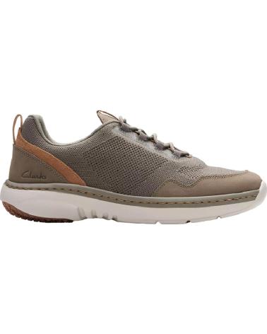 Sapatilhas CLARKS  de Homem PRO KNIT 26176861  GRIS