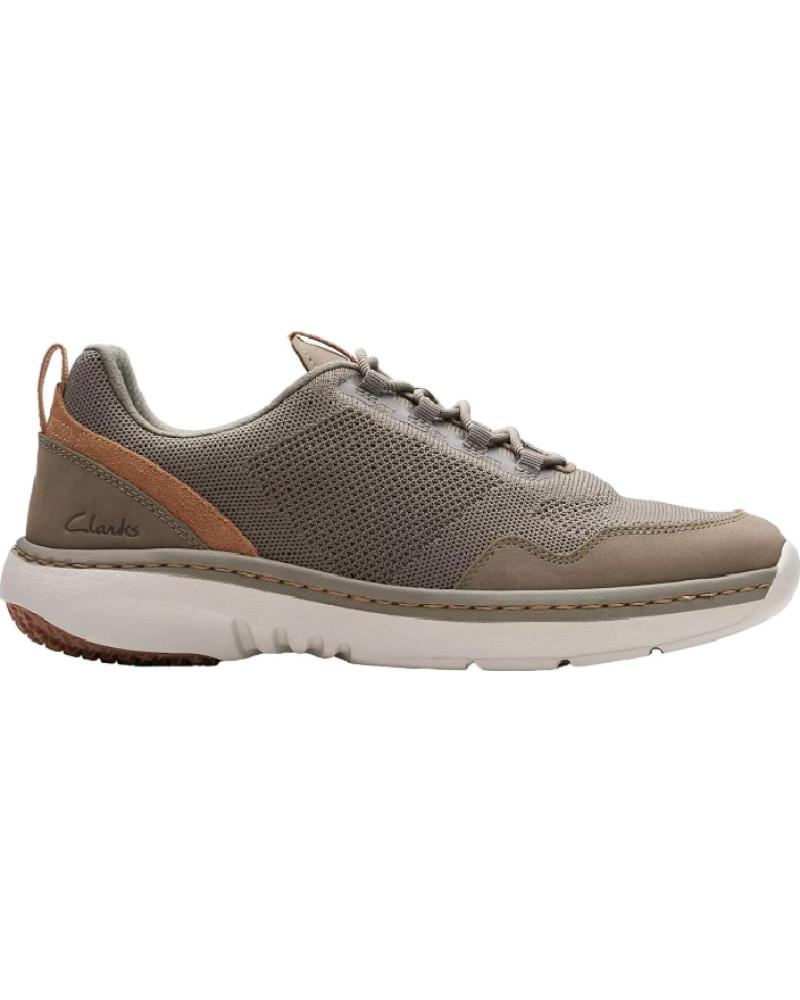 Sapatilhas CLARKS  de Homem PRO KNIT 26176861  GRIS