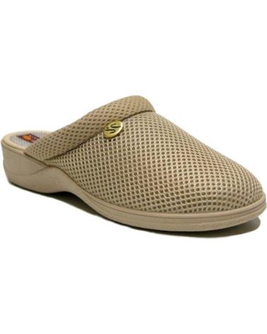 Pantofole D`CUTILLAS  per Donna PANTUFLAS DOCTOR CUTILLAS 21730 ANCHO ESPECIAL  TOSTADO