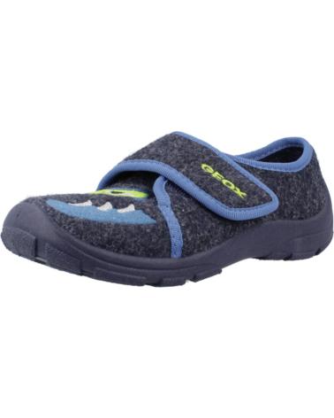 Pantufas GEOX  de Menino ZAPATILLAS HOGAR NINO MODELO J NYMEL COLOR AZUL  C0749