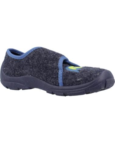 Pantufas GEOX  de Menino ZAPATILLAS HOGAR NINO MODELO J NYMEL COLOR AZUL  C0749