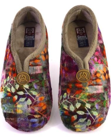 Hausschuhe GEMA COMFORT  für Damen GEMA 7603-6 ZAPATILLAS DE CASA DE MUJER  TAUPE