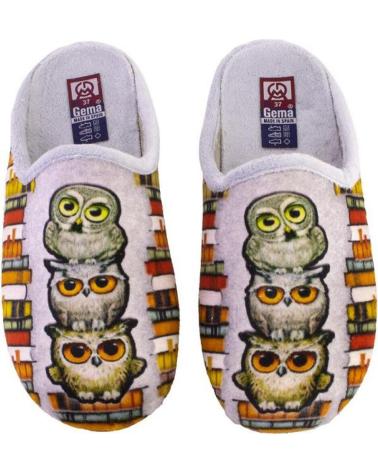 Hausschuhe GEMA COMFORT  für Damen GEMA 7600-22 ZAPATILLAS DE CASA DE MUJER  GRIS