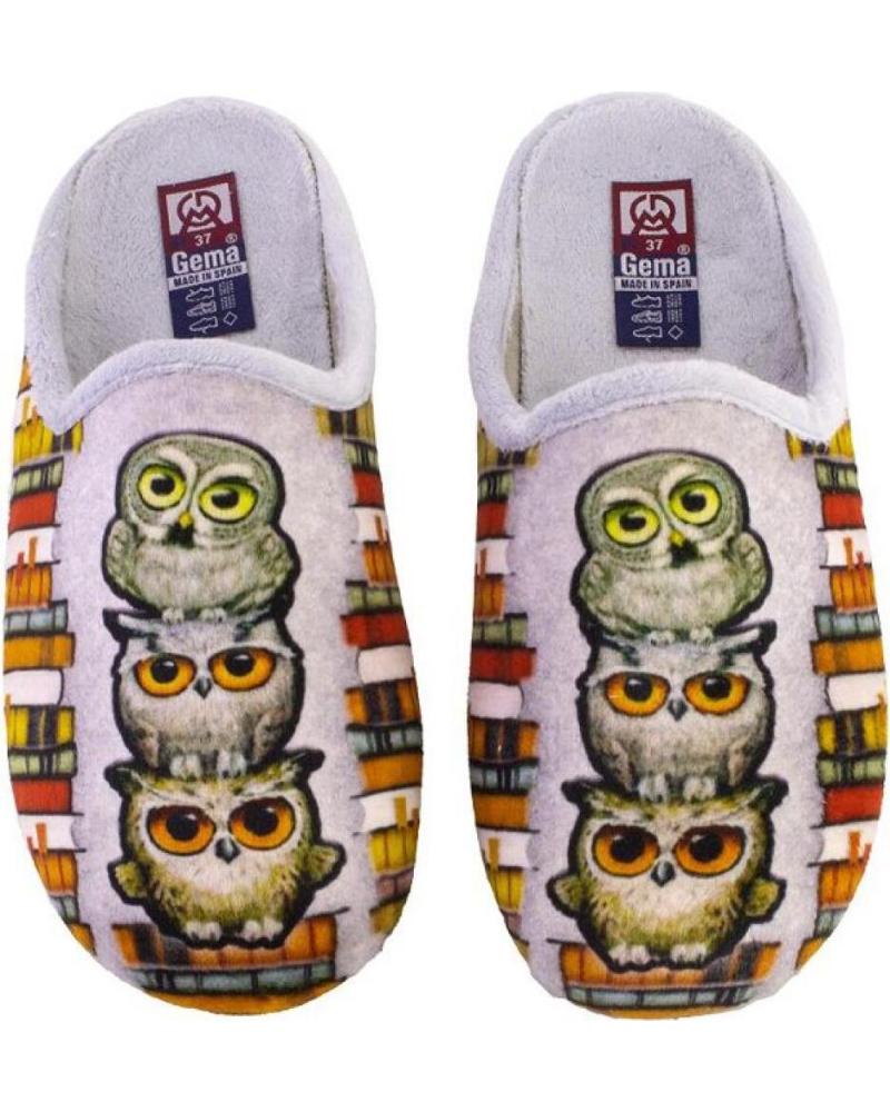 Hausschuhe GEMA COMFORT  für Damen GEMA 7600-22 ZAPATILLAS DE CASA DE MUJER  GRIS