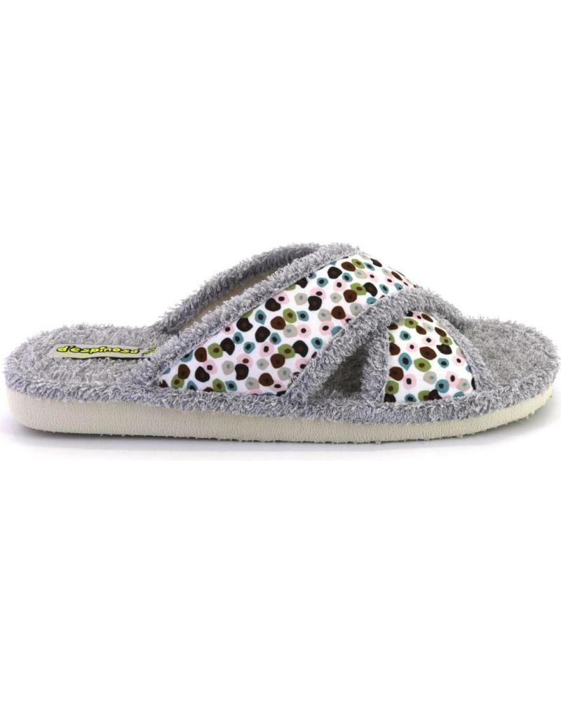 Pantoufles DESPINOSA  pour Femme 1612 ZAPATILLAS DE CASA DE MUJER  GRIS