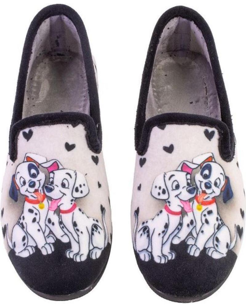 Calzado de casa   de Mujer CARMELO RODRIGUEZ 98 ZAPATILLAS DE CASA DE MUJER  NEGRO