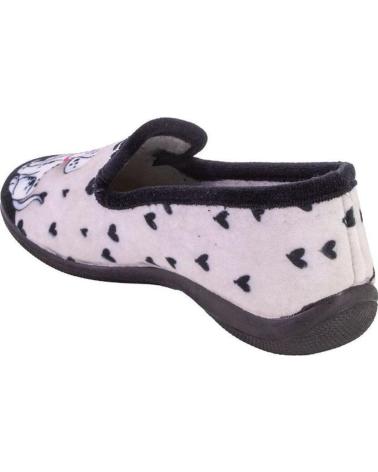 Calzado de casa   de Mujer CARMELO RODRIGUEZ 98 ZAPATILLAS DE CASA DE MUJER  NEGRO