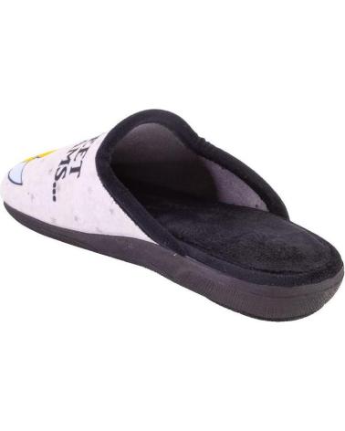 Calzado de casa   de Mujer CARMELO RODRIGUEZ 817 ZAPATILLAS DE CASA DE MUJER  NEGRO