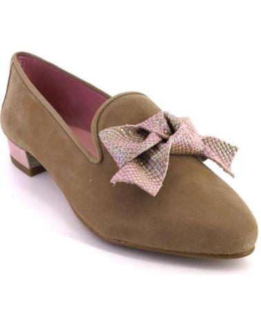 Zapatos   de Mujer EUFORIA 165BURAM ZAPATOS DE MUJER ANTE SERRAJE  PIEDRA