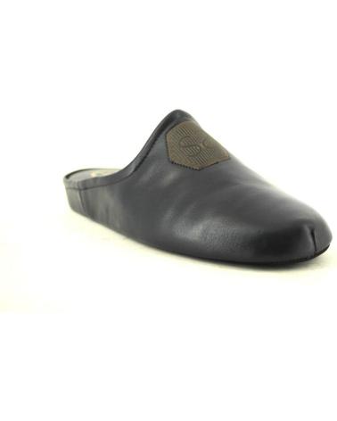 Man House slipers KOSMA 6496 ZAPATILLAS DE CASA DE HOMBRE PIEL  AZUL MARINO