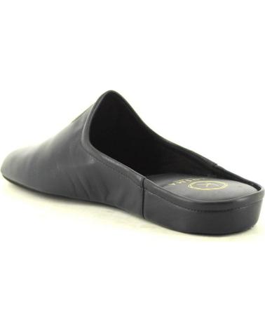 Man House slipers KOSMA 6496 ZAPATILLAS DE CASA DE HOMBRE PIEL  AZUL MARINO