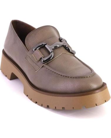 Mocassins BARMINTON  pour Femme 501 MOCASINES DE MUJER PIEL ADORNO METALICO  TAUPE