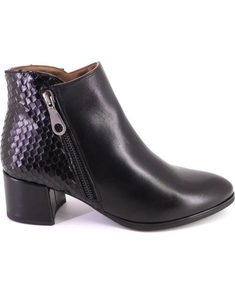 Woman Mid boots BARMINTON 5105 BOTINES DE MUJER PIEL  NEGRO