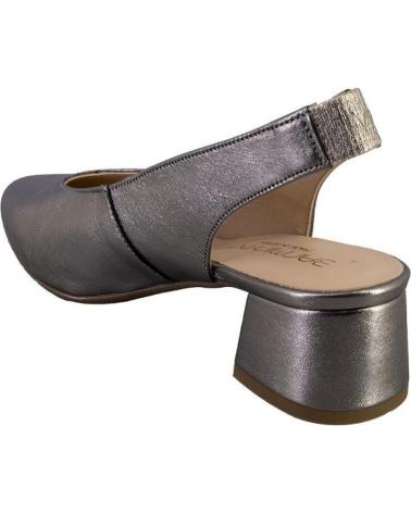 Sandali BARMINTON  per Donna 6032 ZAPATOS DE MUJER PIEL  PLOMO