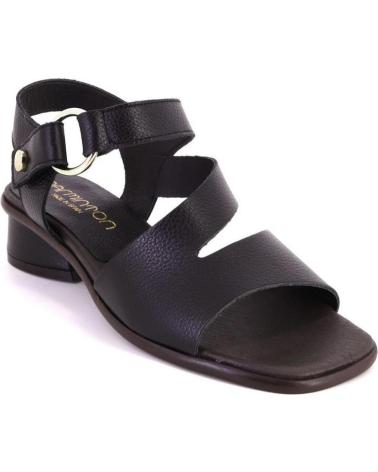 Sandalen BARMINTON  für Damen 8570 SANDALIAS DE MUJER PIEL  NEGRO