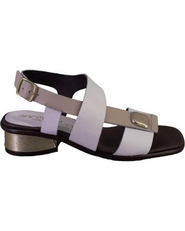 Sandalias BARMINTON  de Mujer 12542 SANDALIAS DE MUJER PIEL  BEIGE