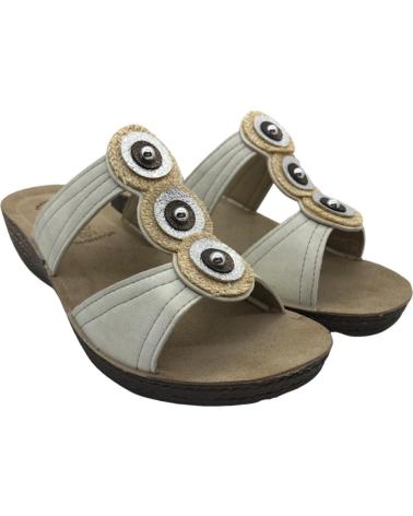 Sandálias INBLU  de Mulher SANDALIA MUJER CUNA GL000060  BLANCO