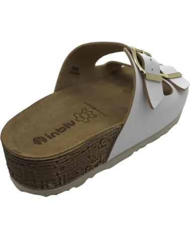 Sandales INBLU  pour Femme SANDALIA MUJER NM000034 WHITE  BLANCO