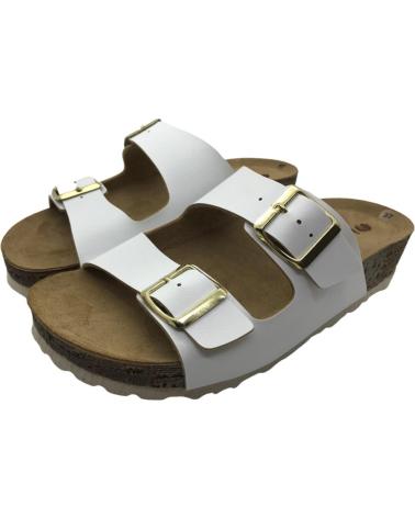 Sandales INBLU  pour Femme SANDALIA MUJER NM000034 WHITE  BLANCO