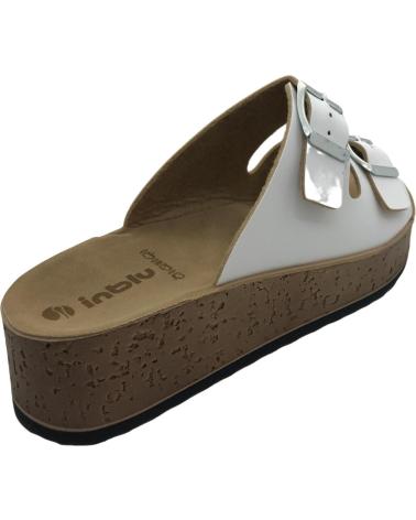 Sandales INBLU  pour Femme SANDALIA MUJER PK000040 WHITE  BLANCO