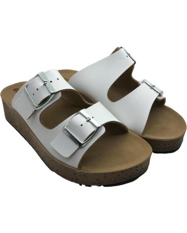 Sandales INBLU  pour Femme SANDALIA MUJER PK000040 WHITE  BLANCO