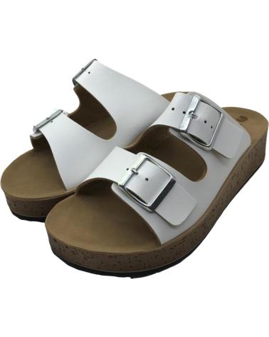 Sandales INBLU  pour Femme SANDALIA MUJER PK000040 WHITE  BLANCO