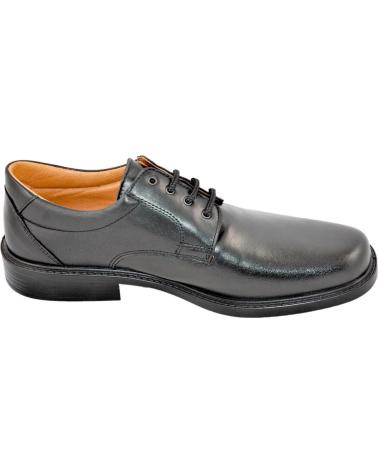 Chaussures LUISETTI  pour Homme 0101 ZAPATO DE CORDONES LABORAL DE PIEL PARA PLANT  NEGRO