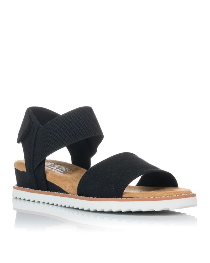 Woman Sandals SKECHERS DESERT KISS NEGRA NEGRO