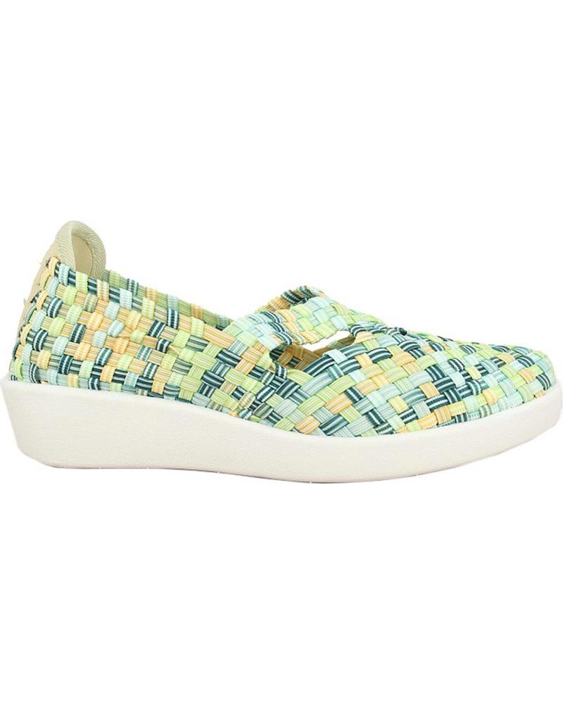 Woman Flat shoes D`CUTILLAS BAILARINAS DOCTOR CUTILLAS 13409 TRENZADO ELASTICO  VERDI