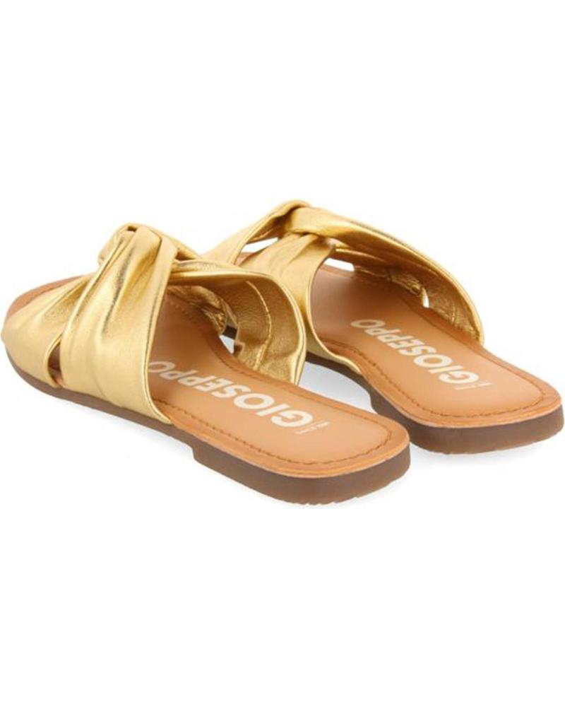 Sandalias De Mujer GIOSEPPO SANDALIAS AGIRA PALA CRUZADA ORO