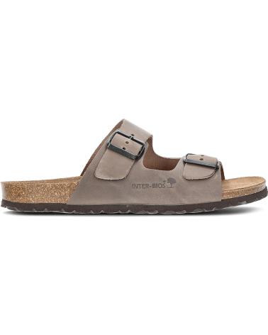 INTERBIOS SANDALIA COMODA 9560 PARDONEGRO