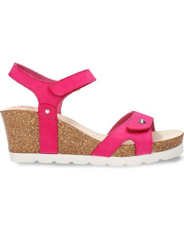 Sandalias De Mujer PANAMA JACK JULIA B58  NOBUCK FUCSIA