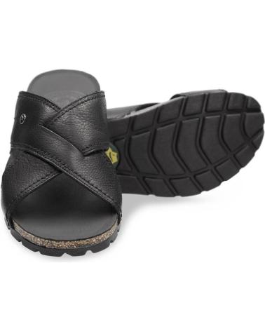 Sandalias De Hombre PANAMA JACK SALMAN C14  NAPA GRASS NEGRO - BLACK