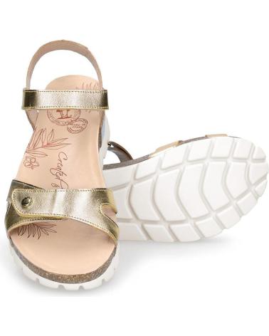 Sandalias De Mujer PANAMA JACK SULIA SHINE B3  NAPA ORO