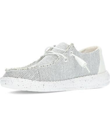 Schuhe HEY DUDE  für Damen ESPARDENAS WENDY SOX  STONEWHITE