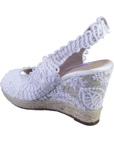 Sandalias MANDARINA  de Mujer LIDIA ALPARGATAS DE MUJER  BLANCO
