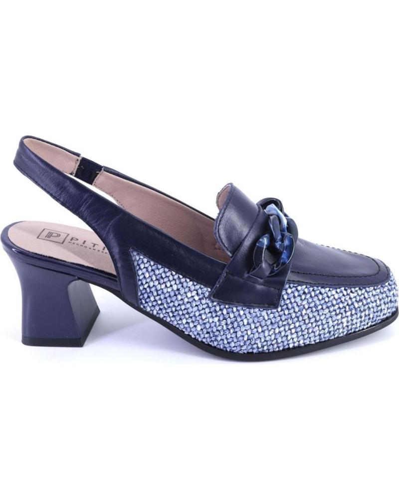 Sandalias De Mujer PITILLOS 5072 ZAPATOS DE MUJER AZUL MARINO