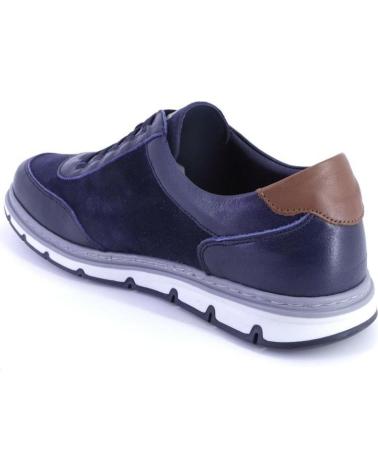 Man Zapatillas deporte NOTTON 1413 ZAPATILLAS CASUAL DE HOMBRE ANTE-SER  AZUL MARINO
