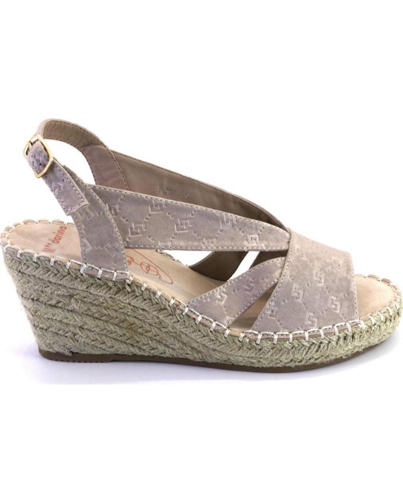 Sandalias MANDARINA  de Mujer 752 ALPARGATAS DE MUJER  BEIGE