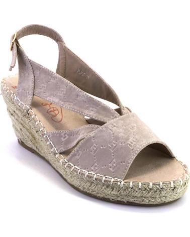 Sandalias MANDARINA  de Mujer 752 ALPARGATAS DE MUJER  BEIGE