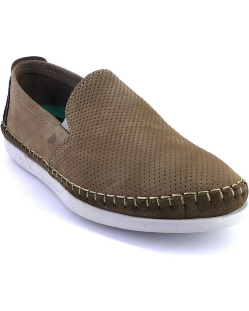 Shoes De Hombre PITILLOS 4860 MOCASINES DE HOMBRE ANTE-SERRAJE PIEDRA