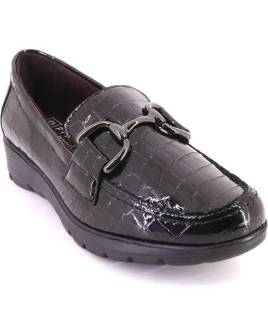 Chaussures PITILLOS  pour Femme 2700 23 ZAPATOS DE MUJER CON CUNA PIEL  NEGRO