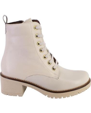 Woman Mid boots PITILLOS 2725 BOTINES DE MUJER PIEL  CREMA