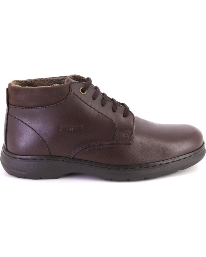 Botines NOTTON  de Hombre 0403 BOTINES DE HOMBRE PIEL FORRO BORREGO  MARRON