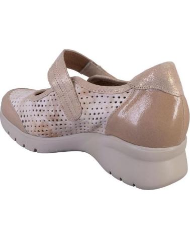 Sapatos PIESANTO  de Mulher 240957 MARY JANES DE MUJER PIEL CON VELCRO  BEIGE