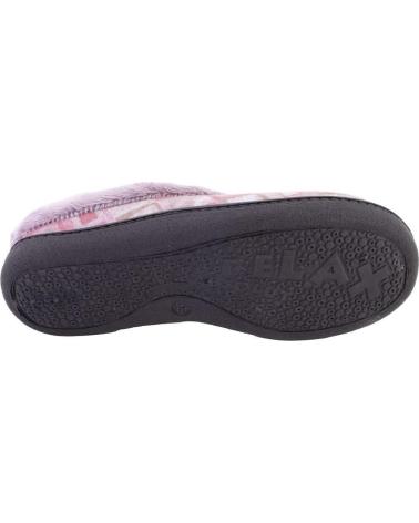 Pantufas PLUMAFLEX  de Mulher 12213PERRO-GATO ZAPATILLAS DE CASA DE MUJER  MALVA