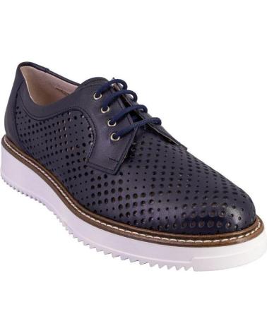 Zapatos PITILLOS  de Mujer 5730 ZAPATOS CON CORDONES DE MUJER PIEL  AZUL MARINO